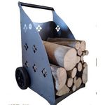 chariot à bois et bûches idcart