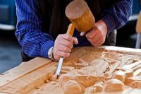 ciseaux à bois